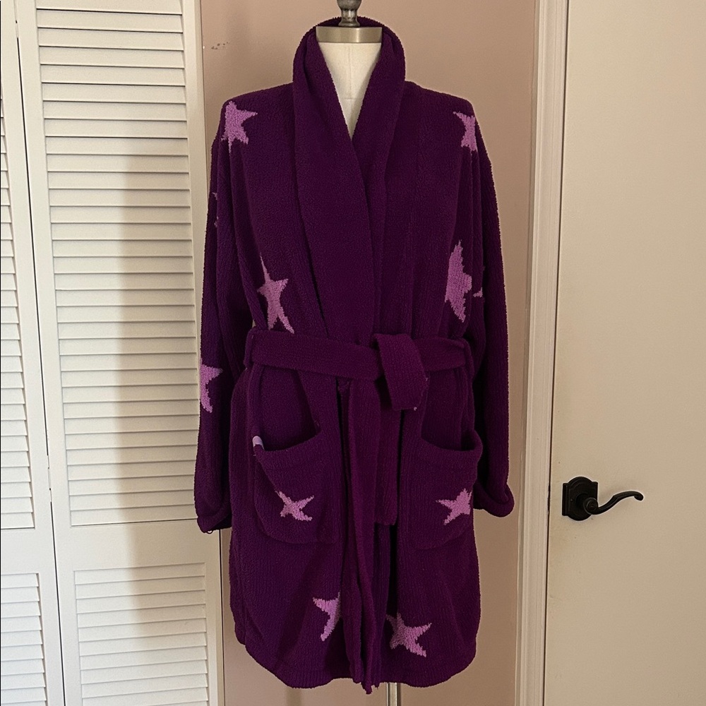 Victoria’s Secret Purple Starry night belted robe size small